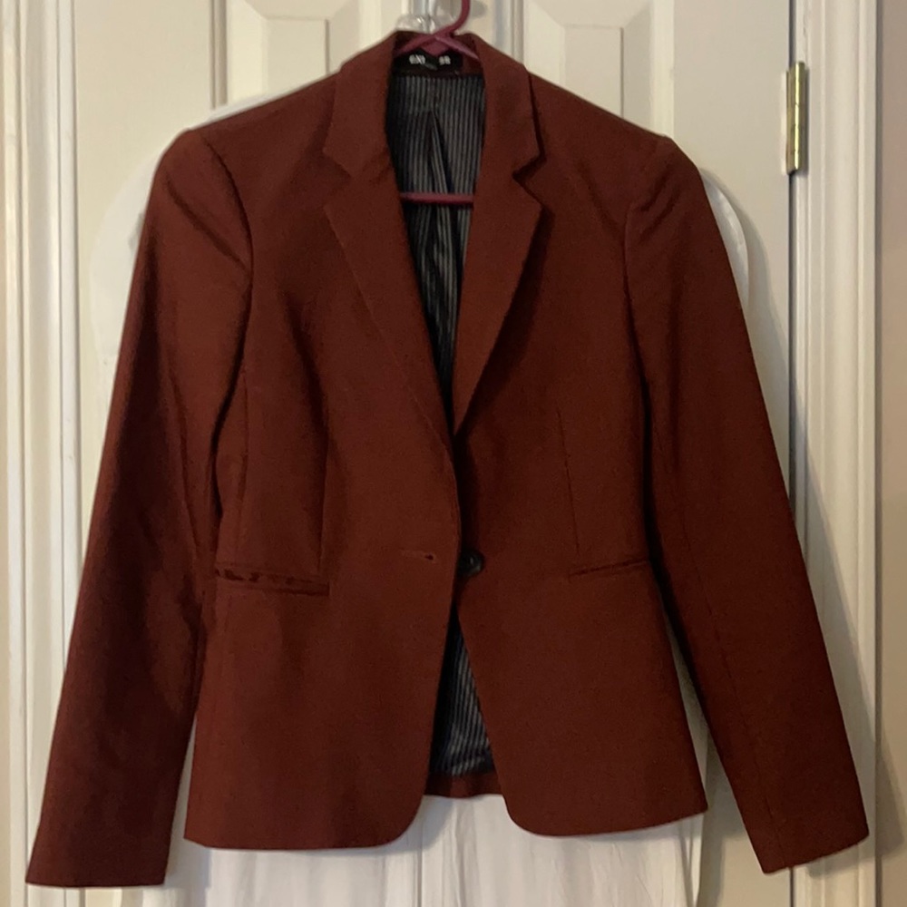 Express Burgundy Blazer Size 00